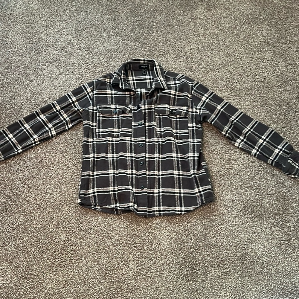 Forever 21 Checkered Button Up
